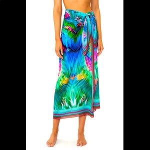 Camilla Age Of Asteria Long Sarong. One size. NEW- still in plastic wrap